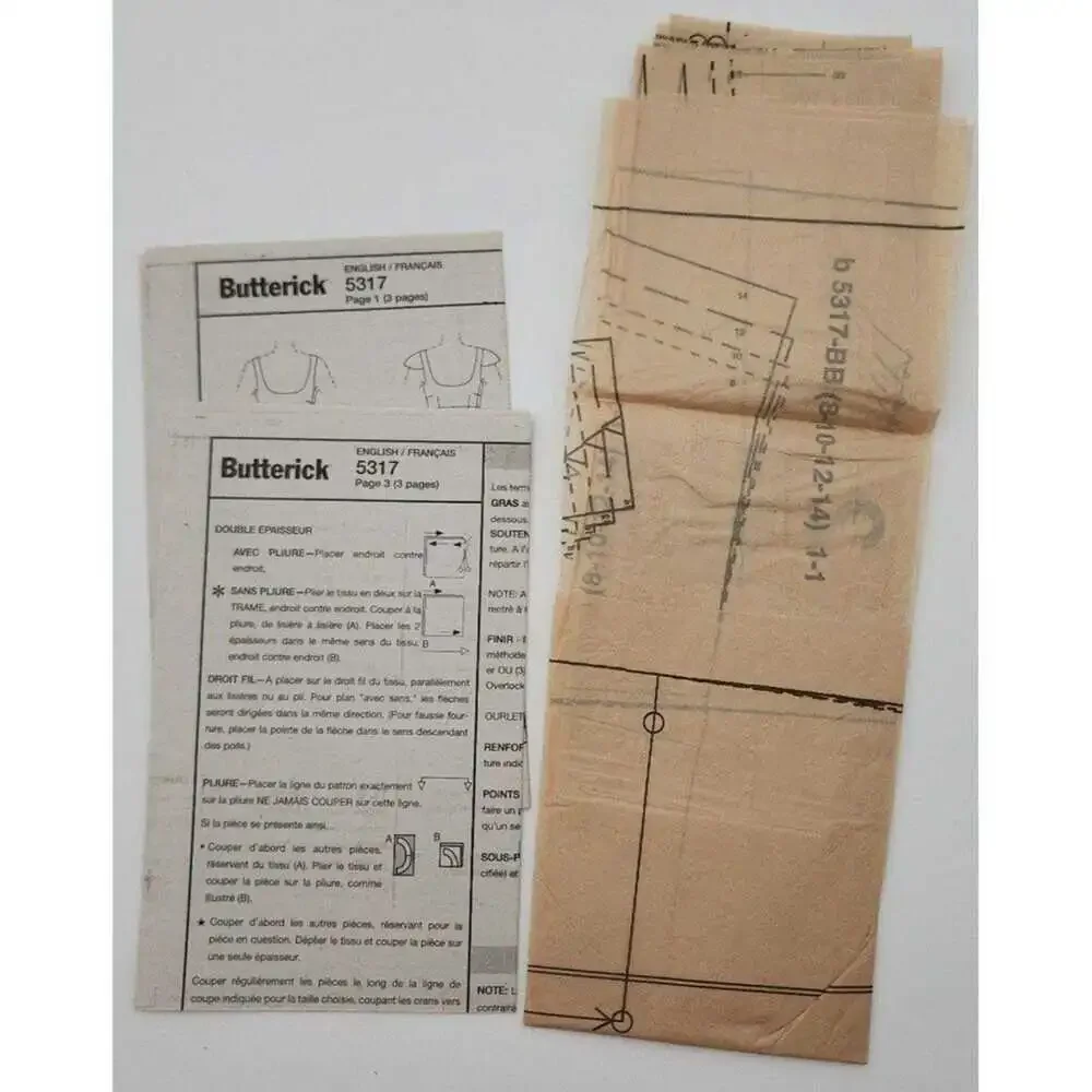Butterick Sewing Pattern B5317 Maggy London Scoop Neck Dress BB Sizes 8-14 Uncut